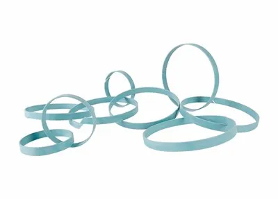 Inele de ghid de rășină din poliester turcoaz